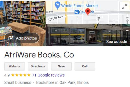 AfriWare Books in Oak Park, IL (2)
