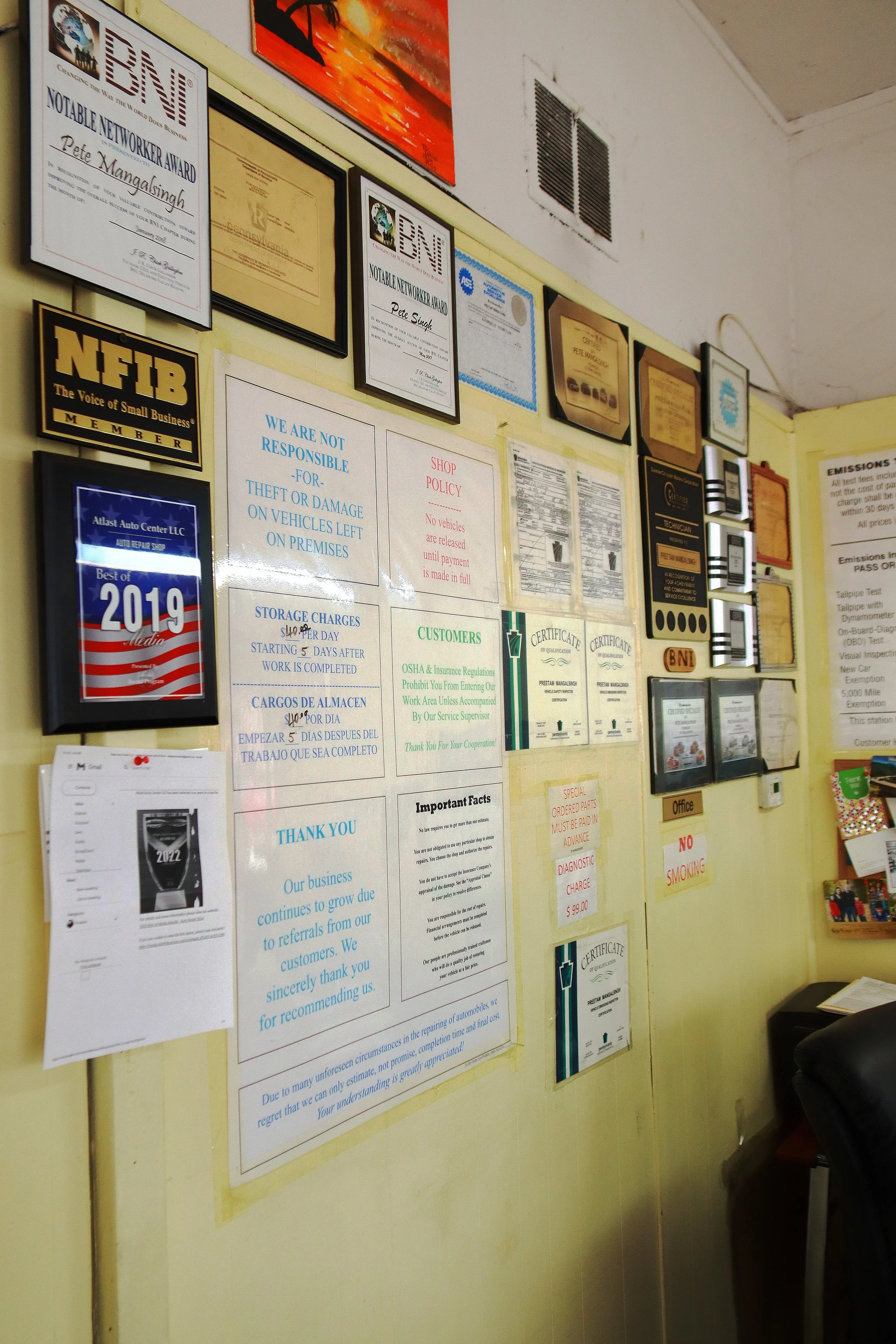 Atlast Auto Center LLC in Media, PA