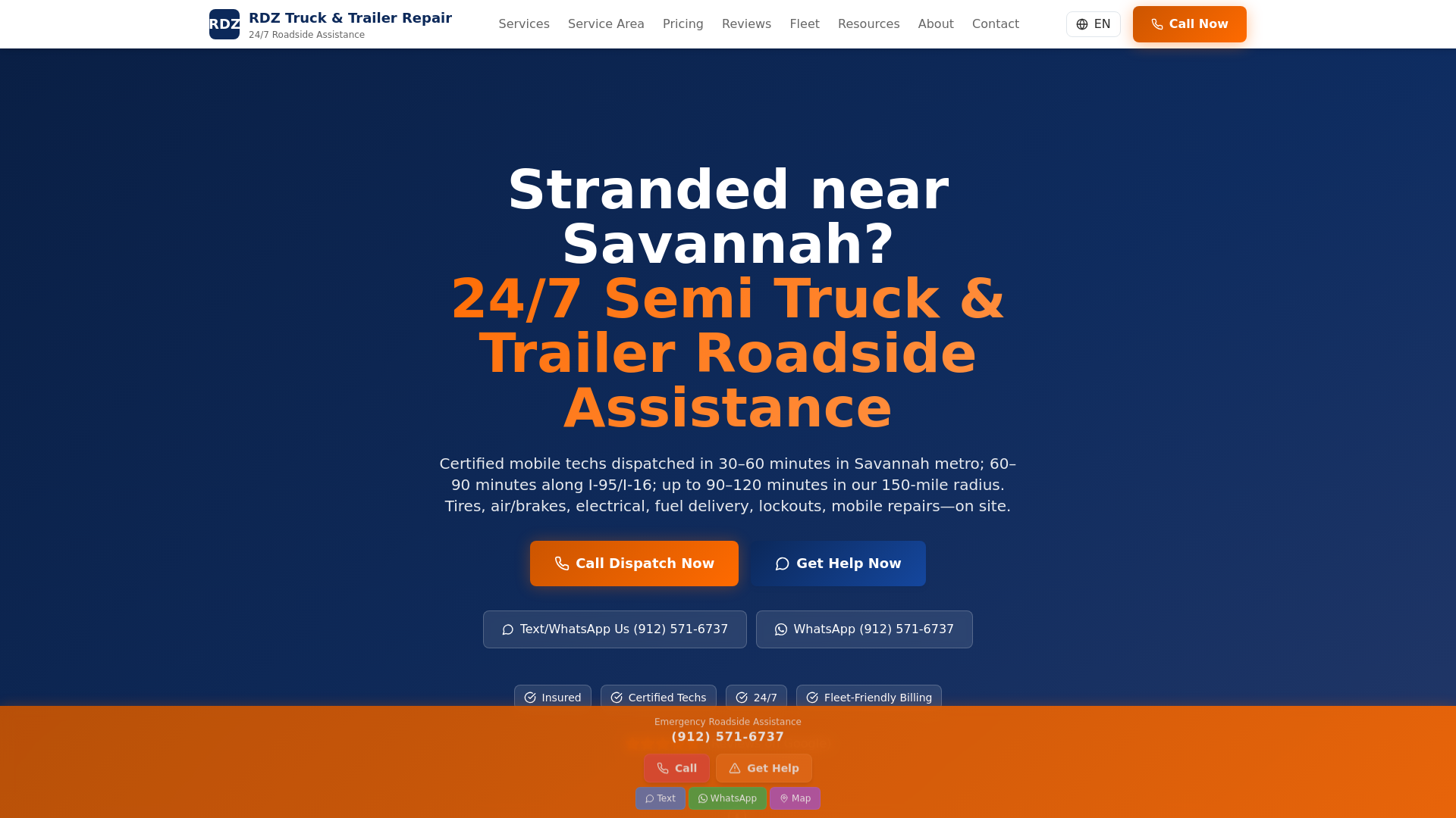 RDZ Truck & Trailer Mobile Repair in Port Royal, SC (2)