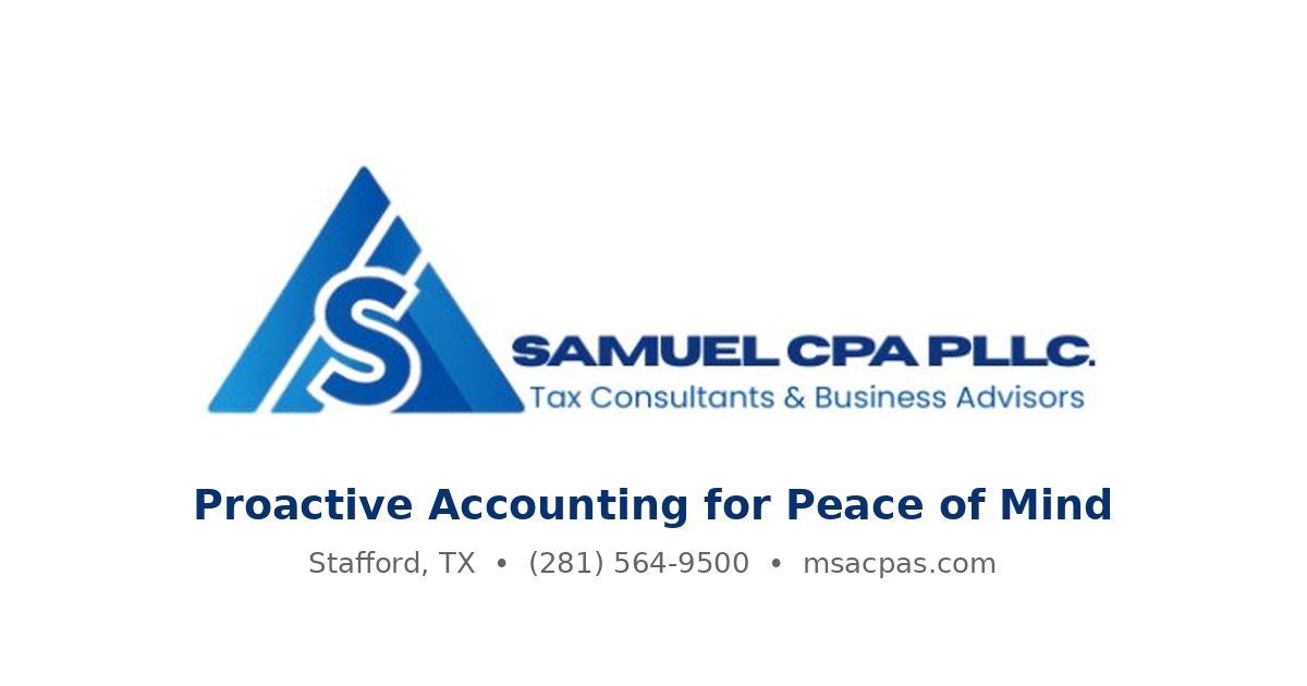Samuel CPA PLLC in Stafford, TX