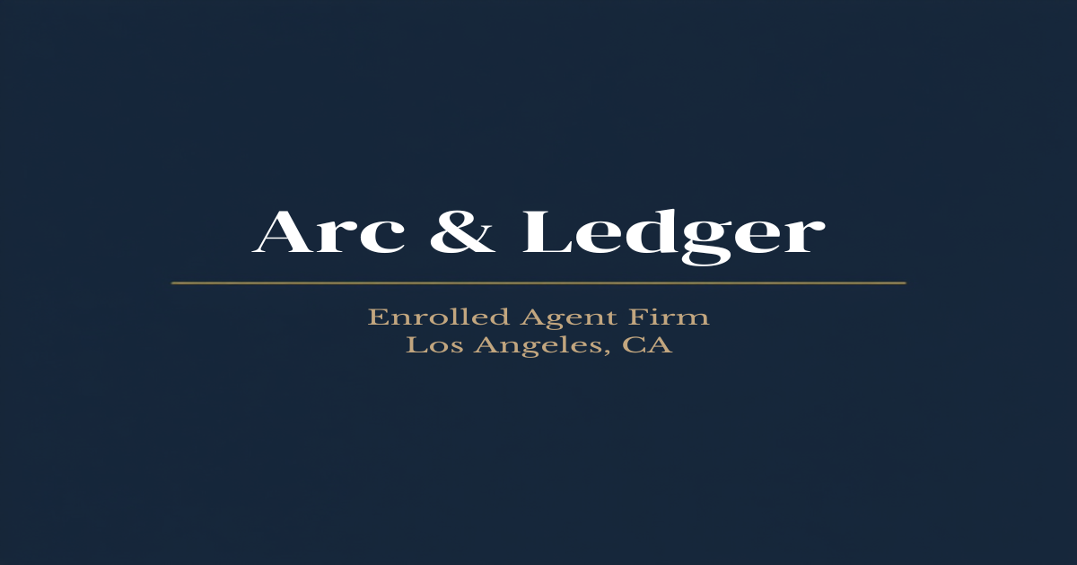 Arc & Ledger Accounting in Culver City, CA