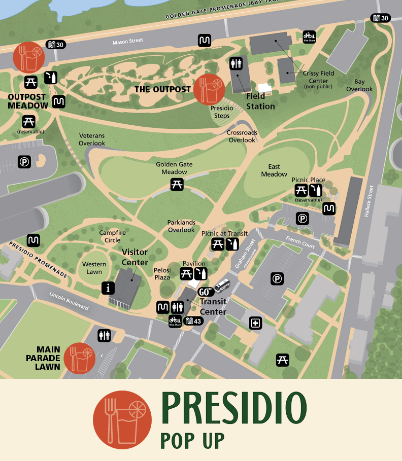 Presidio Pop Up in San Francisco, CA