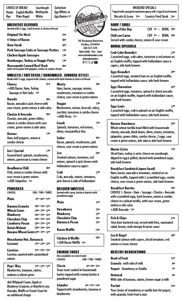 Breakers Breakfast, Brunch & Lunch in Pacifica, CA (2)