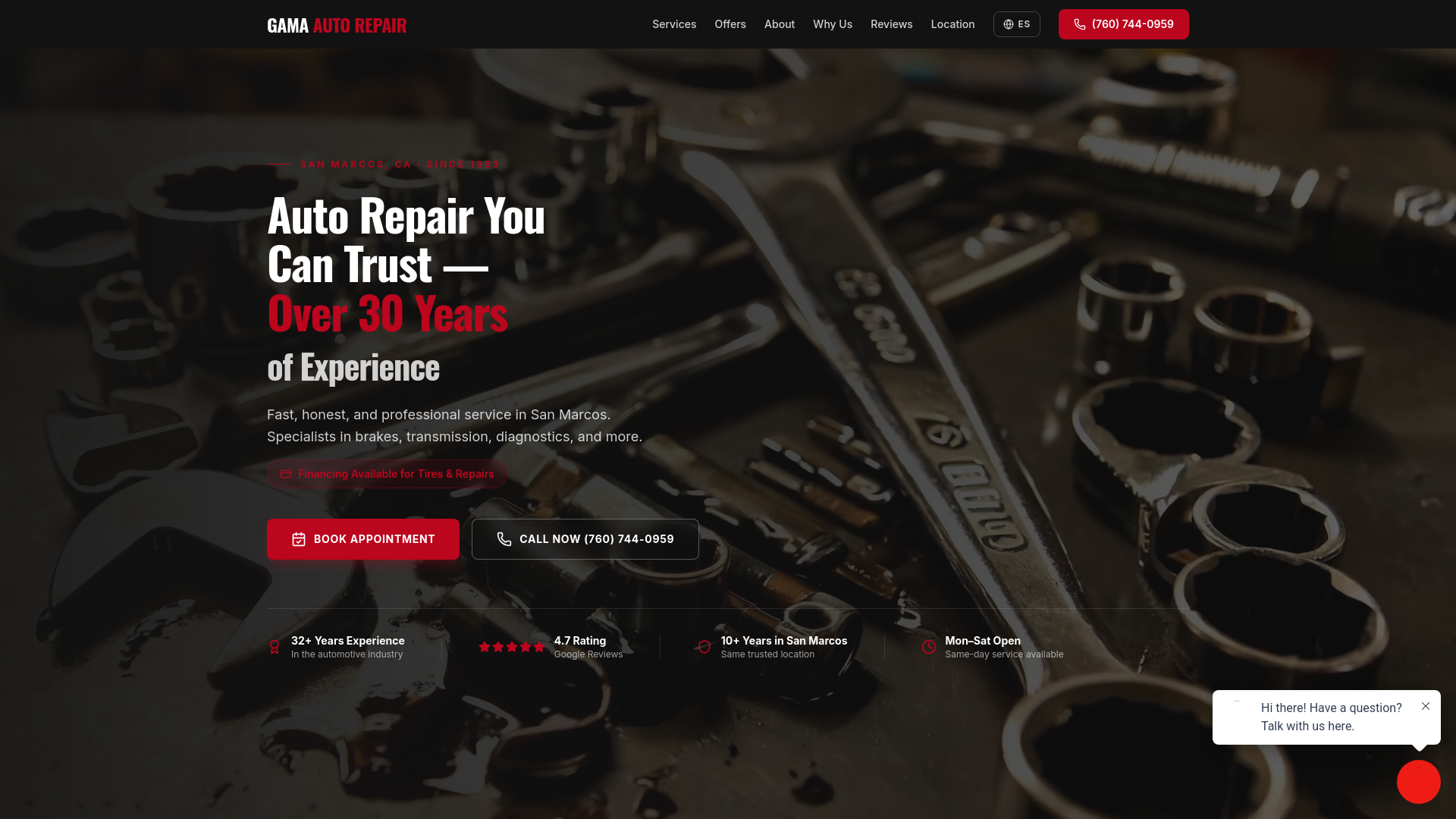 Gama Auto Repair in San Marcos, CA (2)