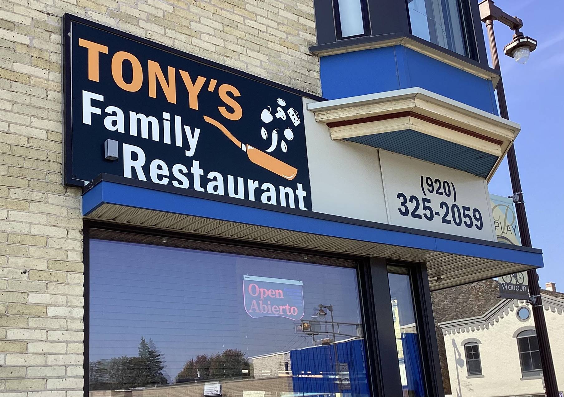 Tony’s Family Restaurant in Waupun, WI