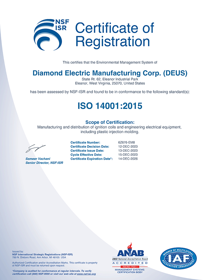 Diamond Electric Mfg. Corp in Eleanor, WV (4)