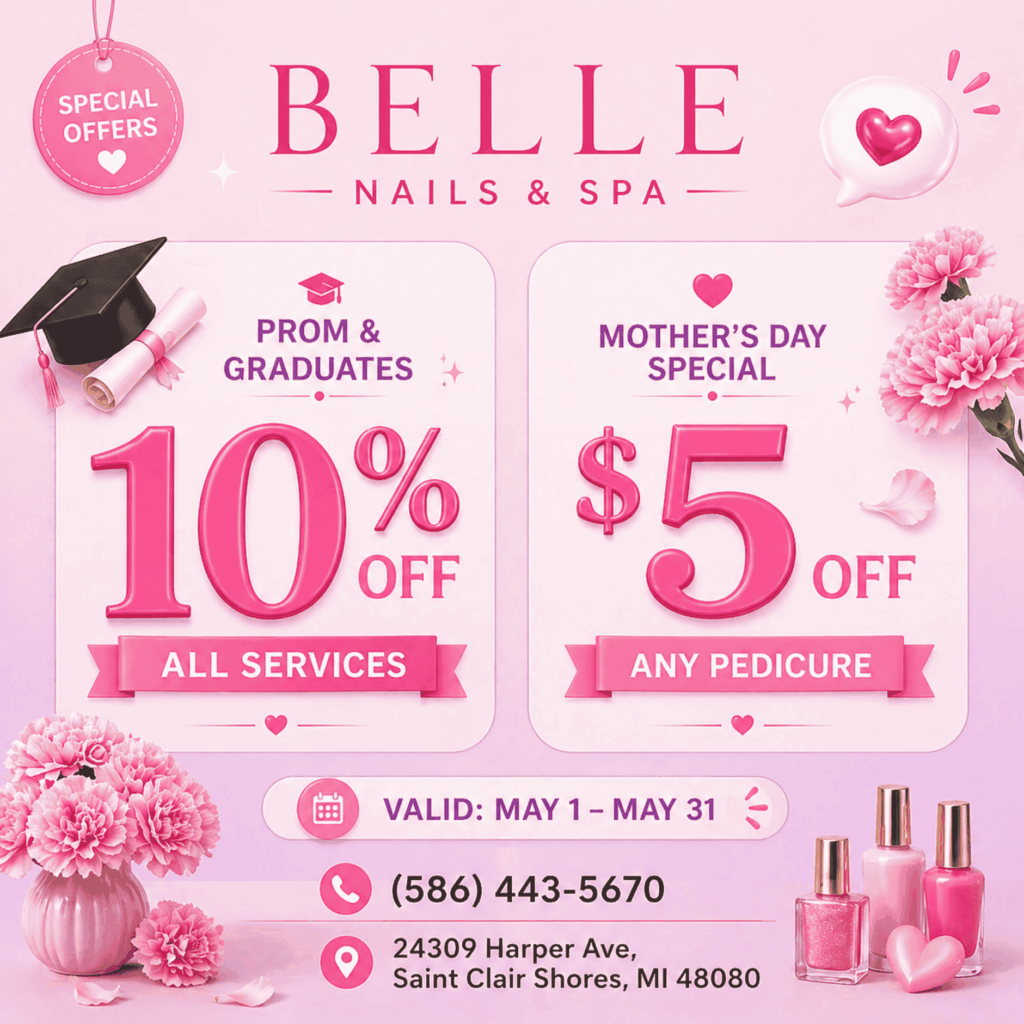 Belle Nails & Spa in St Clair Shores, MI (2)