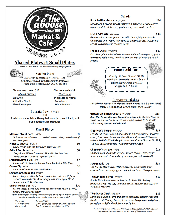 The Caboose Market & Cafe in Ashland, VA