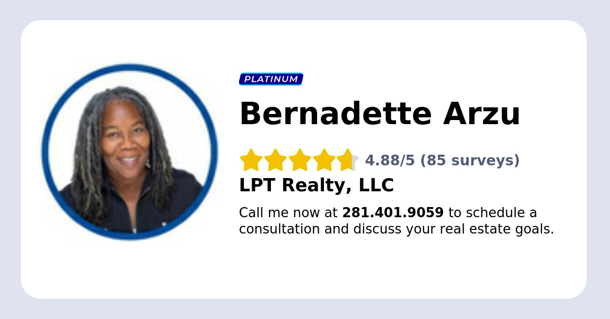 Bernadette Arzu | Broker Associate | IGlobal Realty Group | in Sugar Land, TX