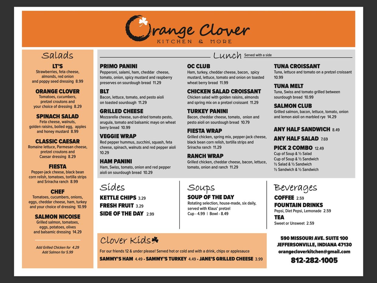 Orange Clover Kitchen & More in Jeffersonville, IN