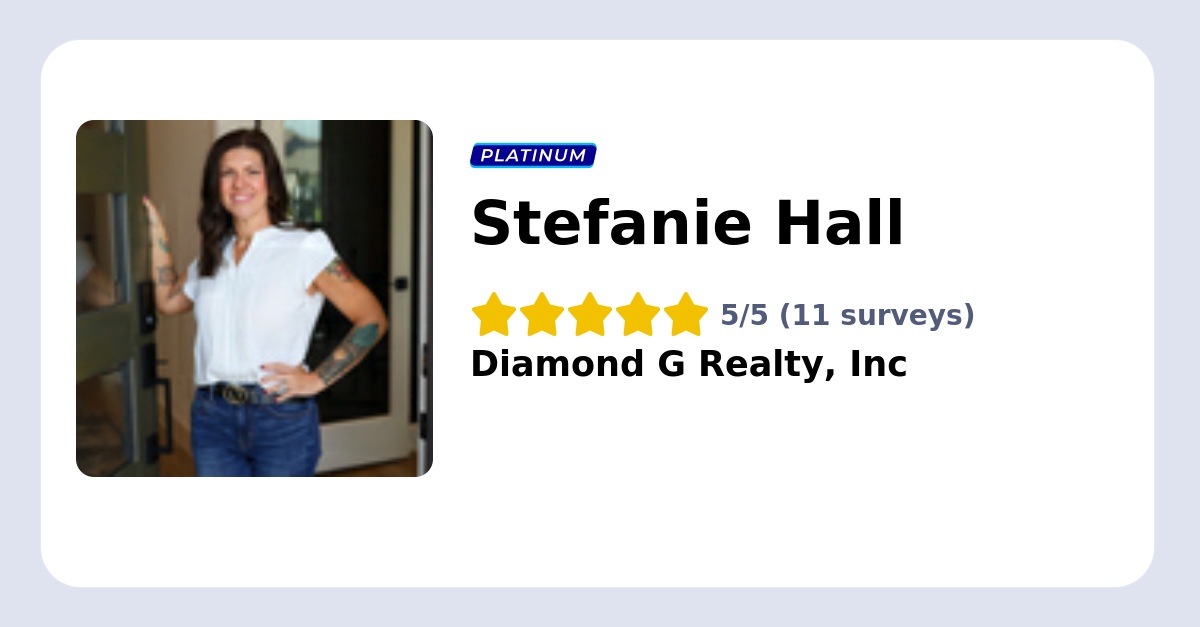 Stefanie Hall, REALTOR®, Diamond G Realty in Santa Fe, TX