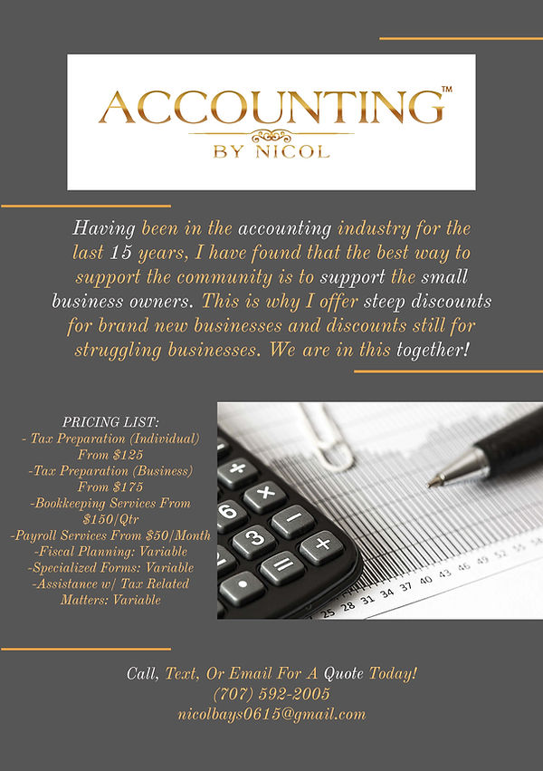 Accounting By Nicol in Colusa, CA