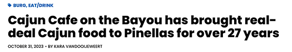 Cajun Cafe on the Bayou in Pinellas Park, FL (3)