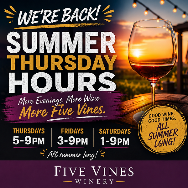 Five Vines Winery, LLC in Wapakoneta, OH