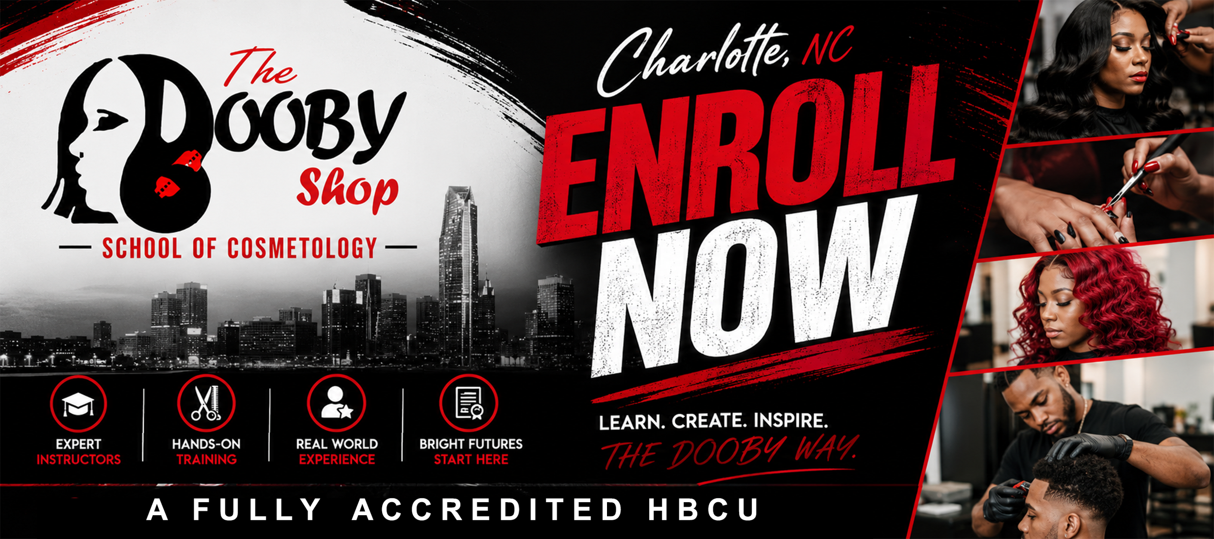 The Dooby Shop School of Cosmetology in Charlotte, NC