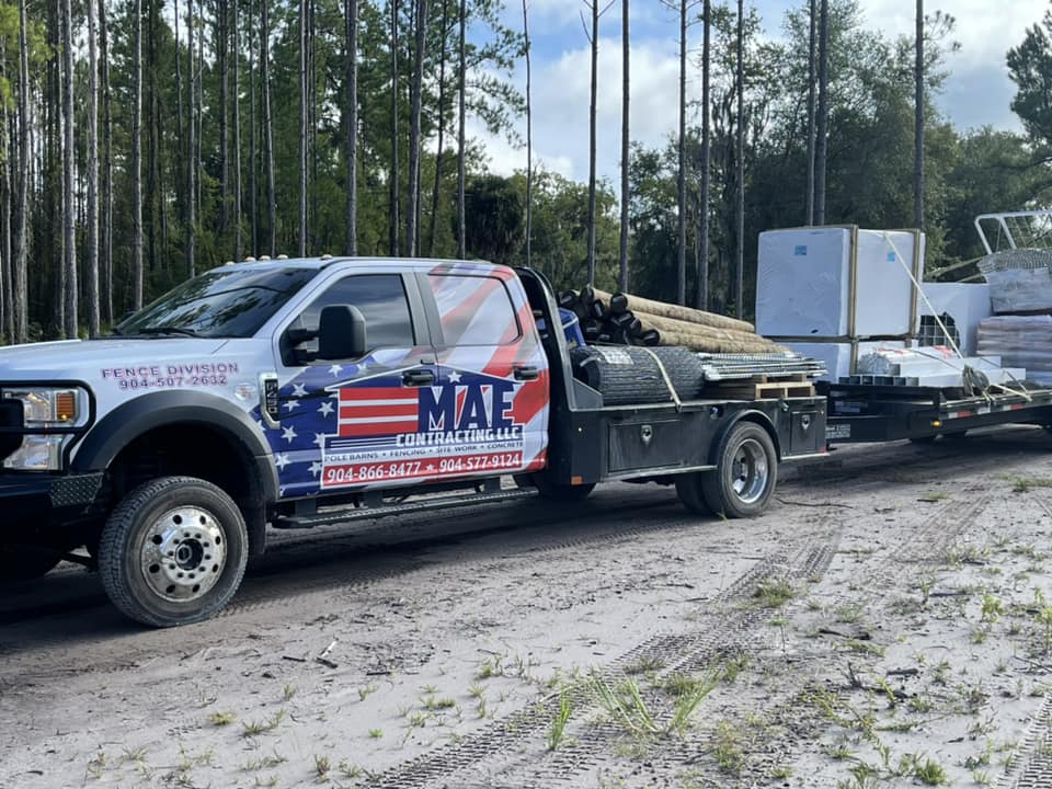 M.A.E Contracting- Florida Fence, Pole Barn, Concrete, and Site Work Company Serving Florida and Southeast Georgia in Callahan, FL