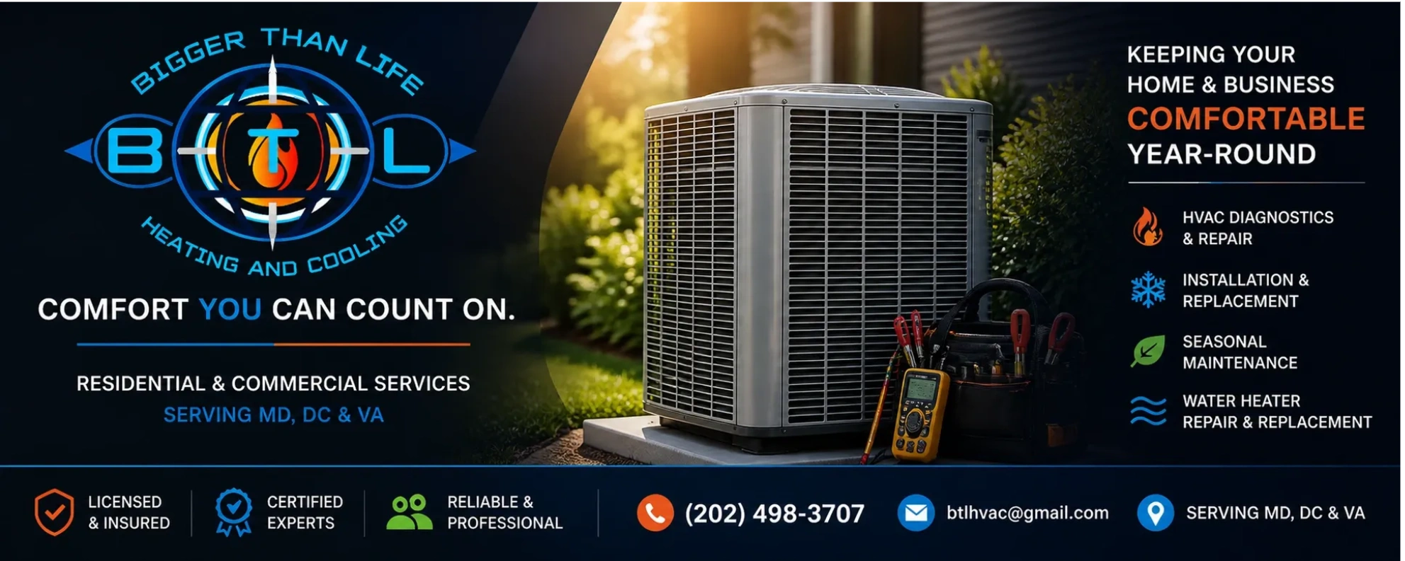 BTL Heating and Cooling LLC in Augusta Springs, VA