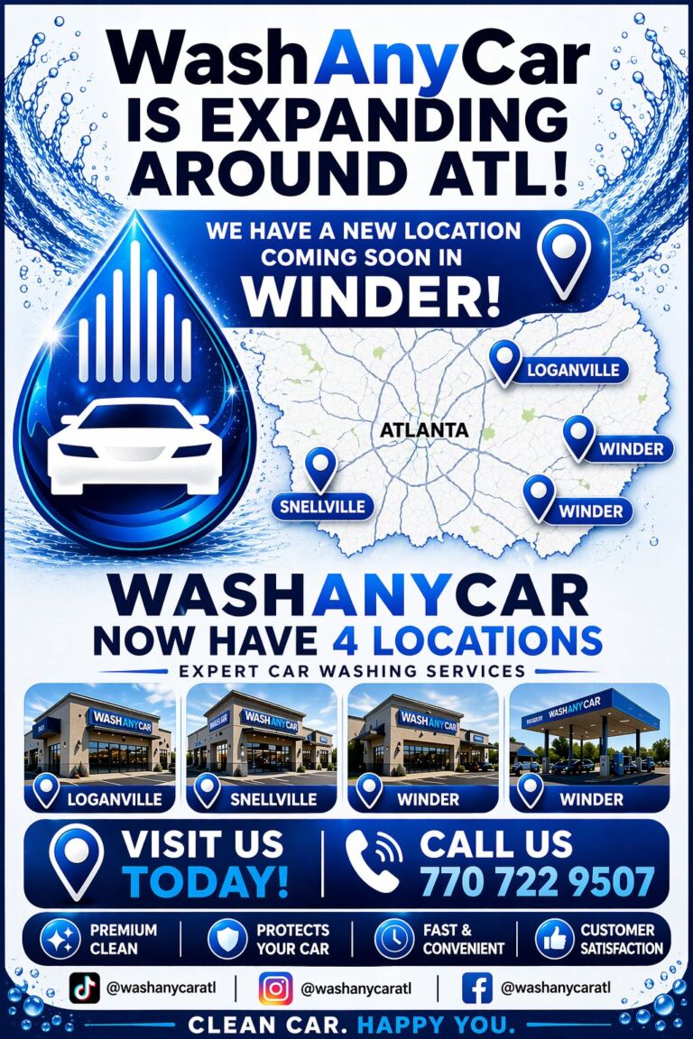 WASH ANY CAR . Auto Detailing Services in Loganville, GA