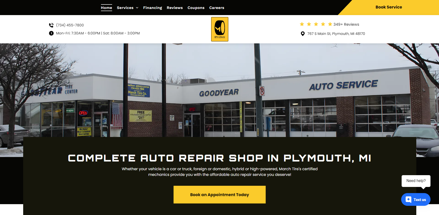 March Tire and Auto Service, Inc. in Plymouth, MI