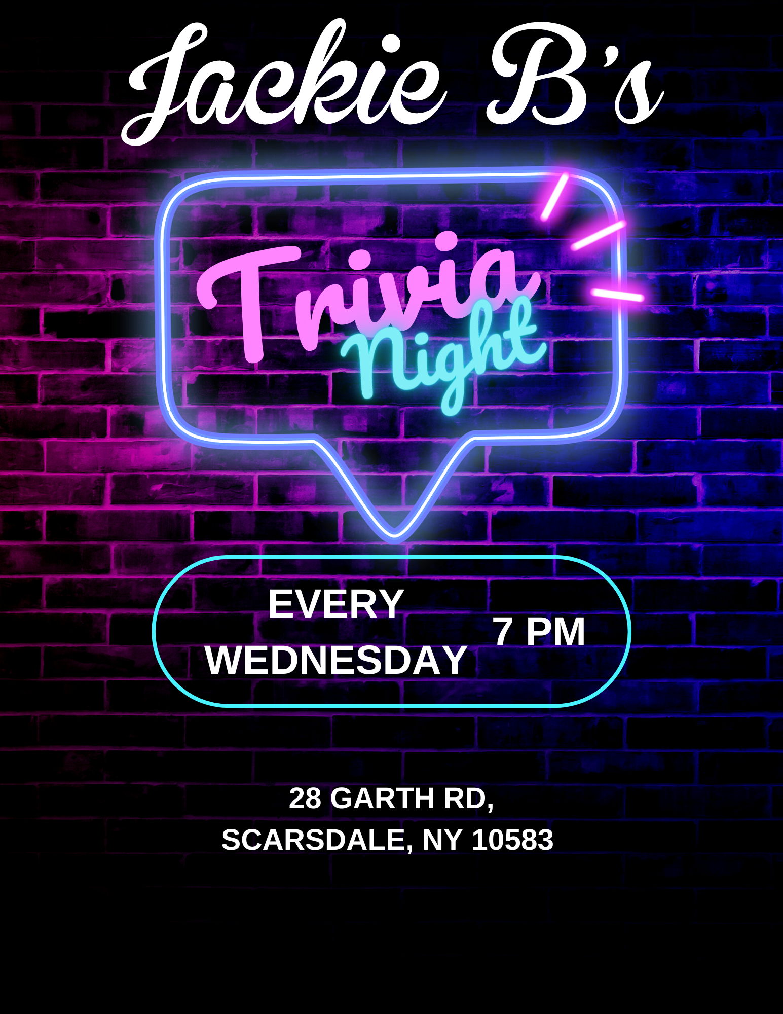 Jackie B's in Scarsdale, NY