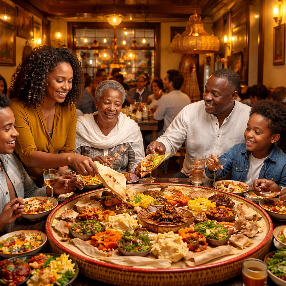 Taffach Ethiopian Restaurant in Davis, CA