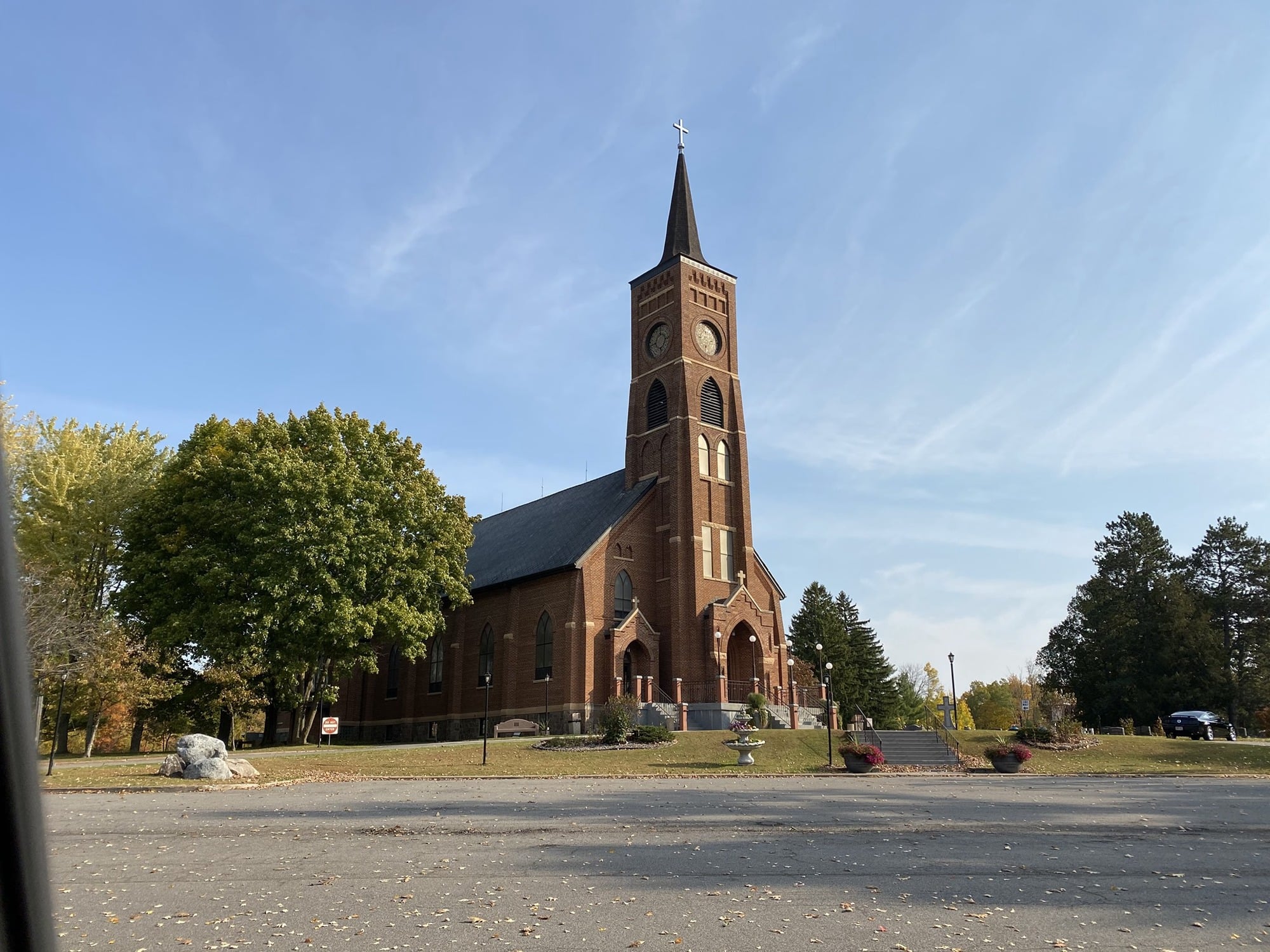 St Florian's Catholic Church in Hatley, WI