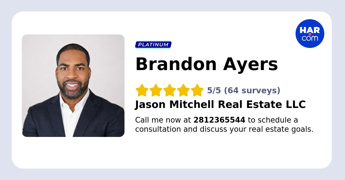 Brandon Ayers Richmond TX Real Estate in Missouri City, TX