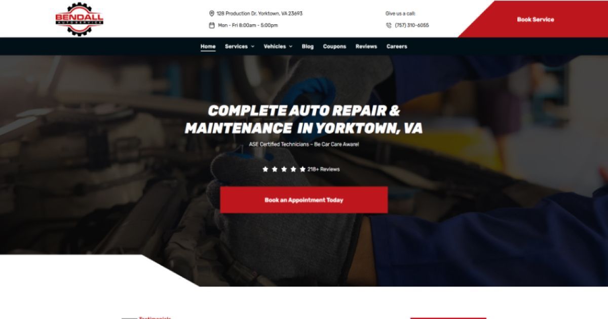 Bendall Auto Service in Yorktown, VA (2)