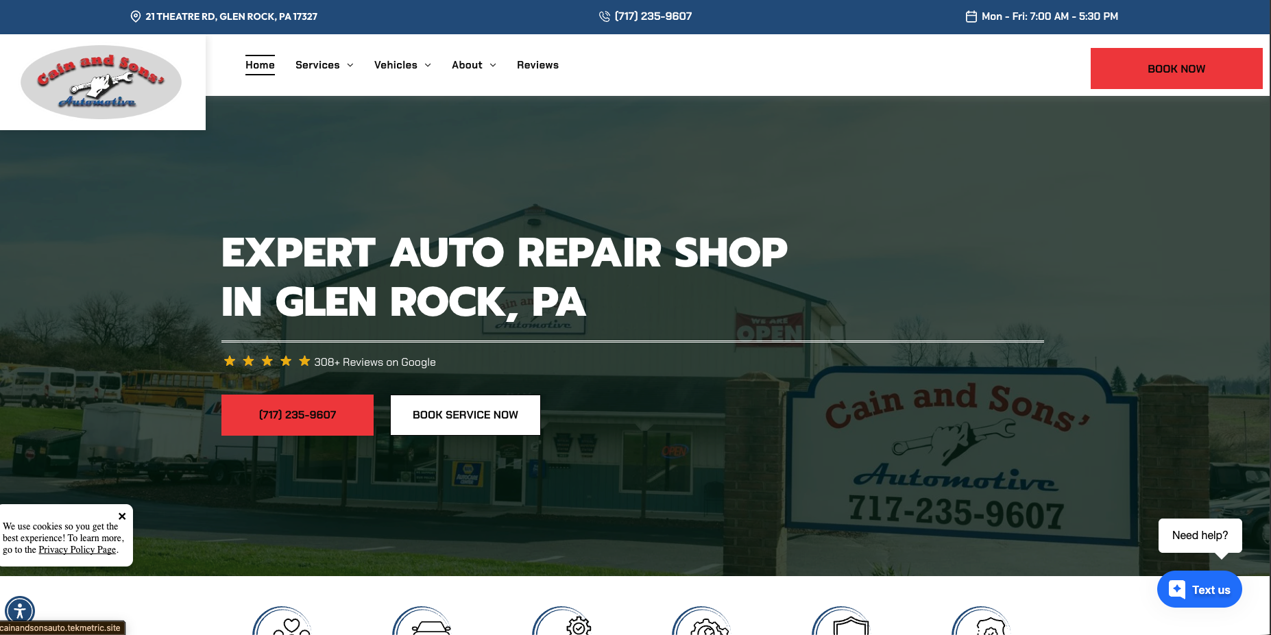 Cain And Sons' Automotive in Glen Rock, PA