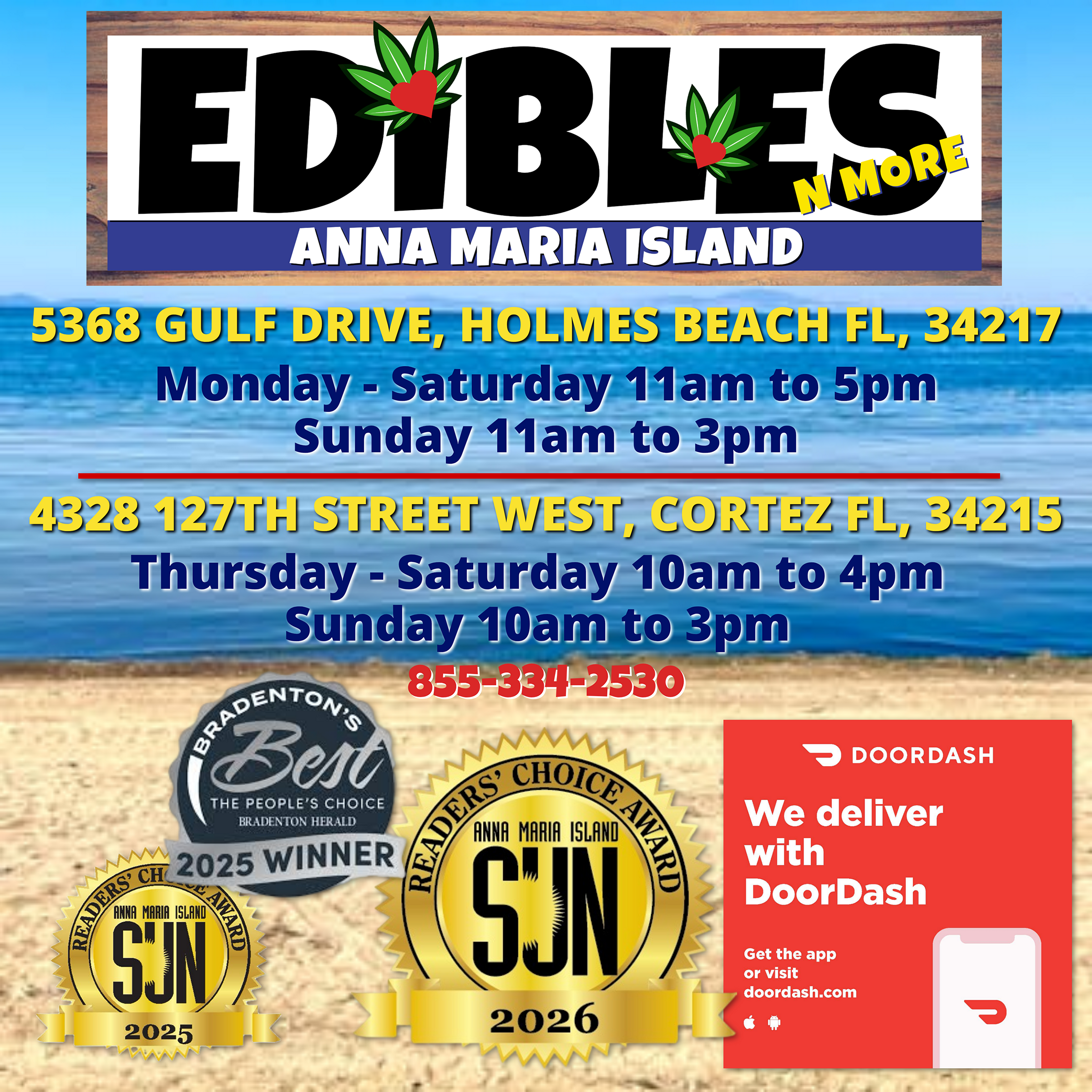 Edibles N More AMI in Holmes Beach, FL
