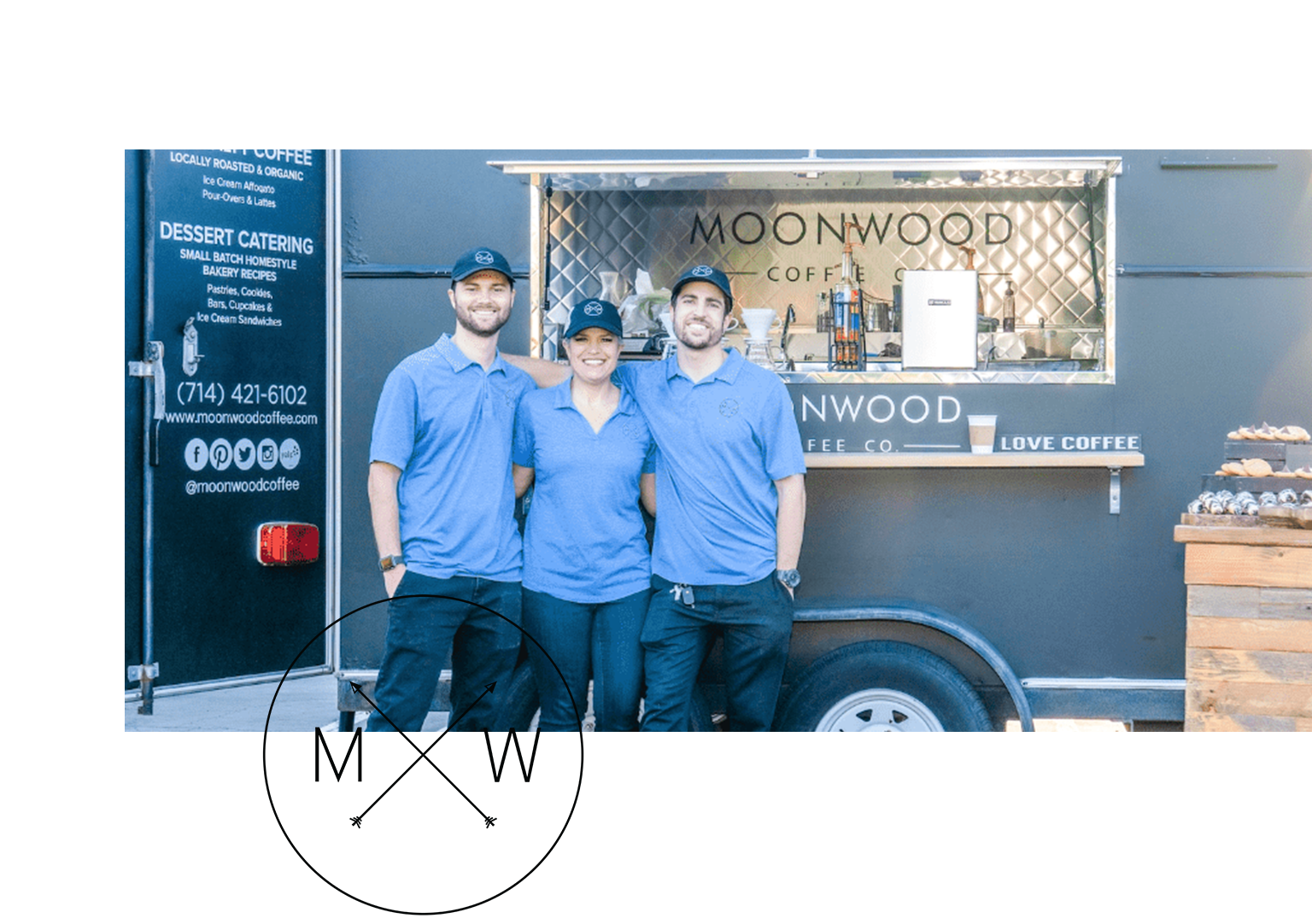 Moonwood Coffee Co. in Huntington Beach, CA