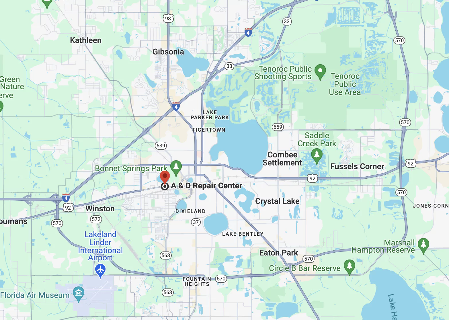 A & D Repair Center in Lakeland, FL