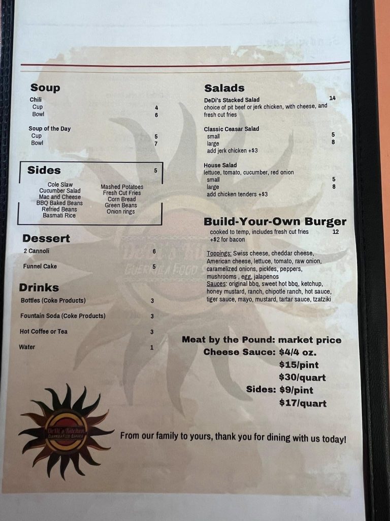DeDi's Kitchen in Cresaptown, MD