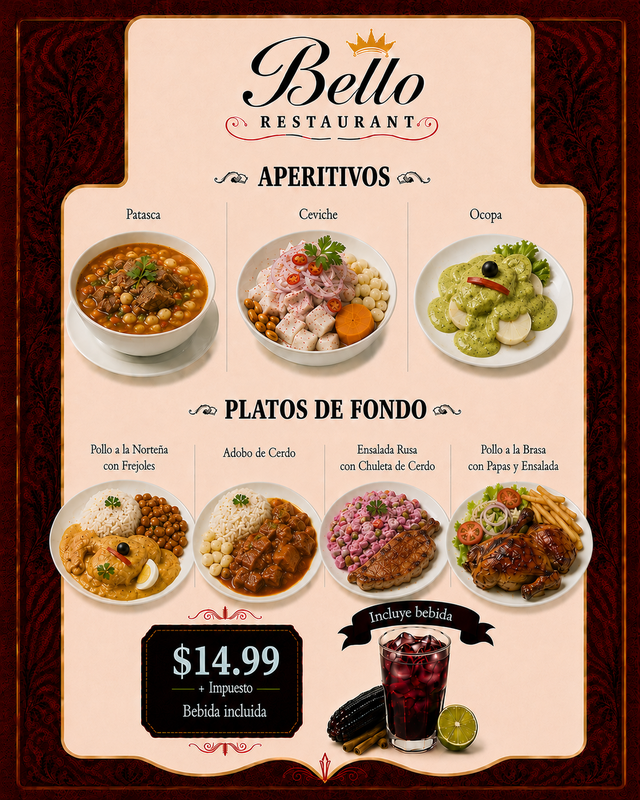 Bello Restaurant (Peruvian) in Moonachie, NJ (2)