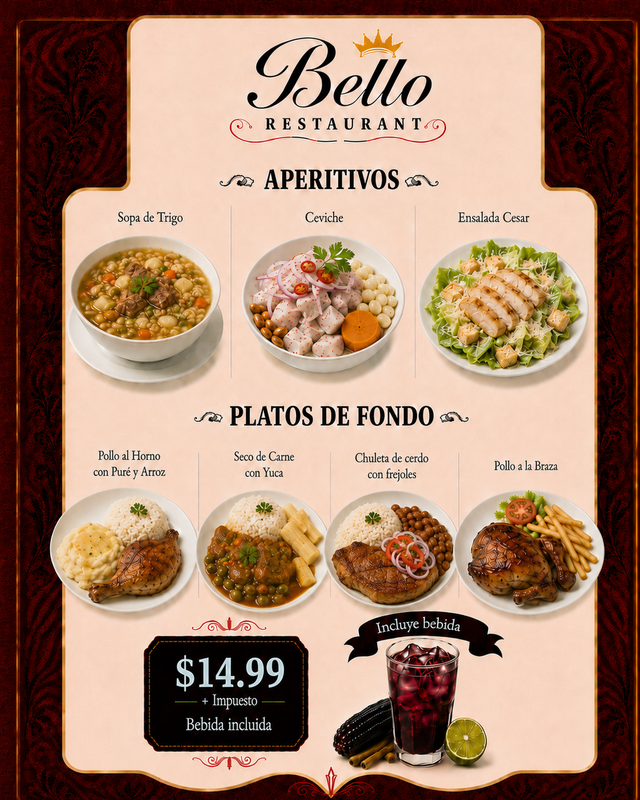 Bello Restaurant (Peruvian) in Moonachie, NJ (4)