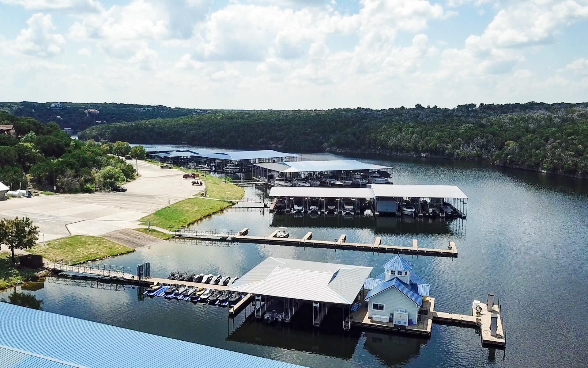 The Cliffs Marina in Graford, TX