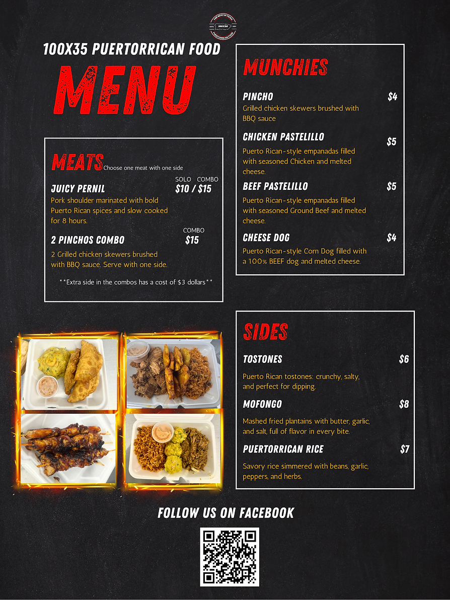 100x35 Puertorrican Food in Green Bay, WI