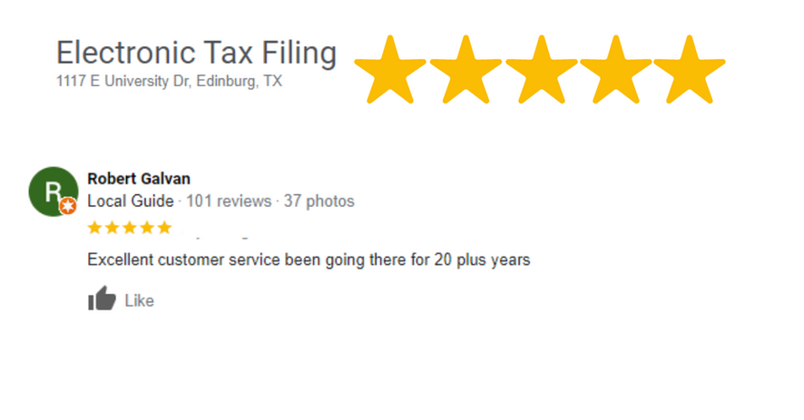 Electronic Tax Filing in Edinburg, TX (3)