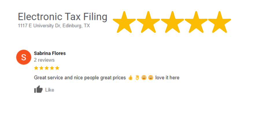 Electronic Tax Filing in Edinburg, TX (4)
