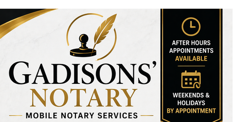 Gadisons' Notary in Houston, TX