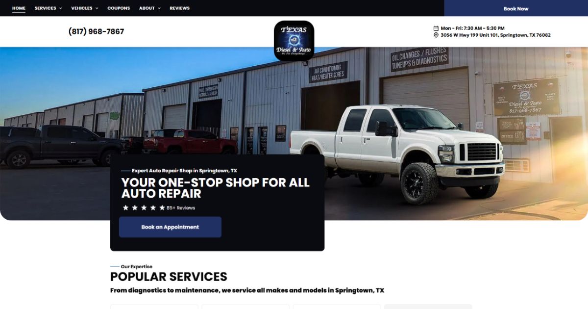 Texas Diesel & Auto in Springtown, TX (2)