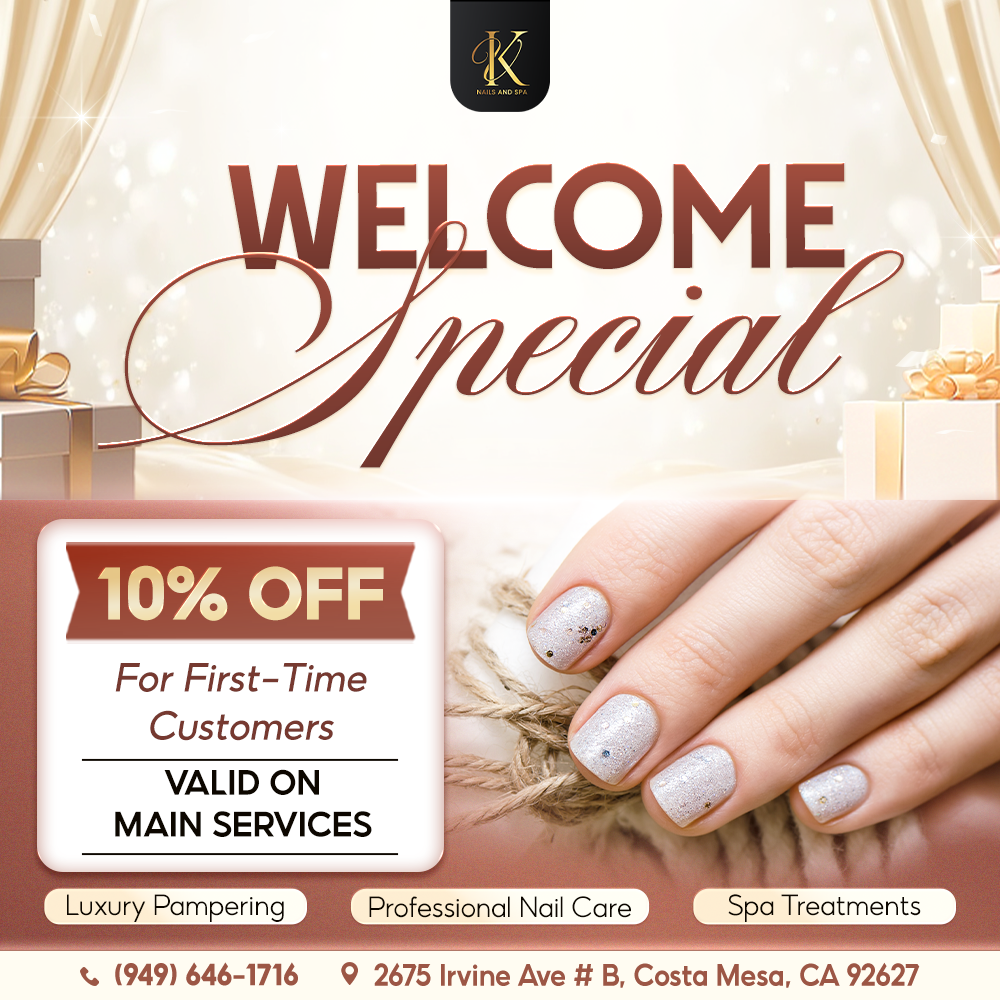 K V Nail & Spa in Costa Mesa, CA