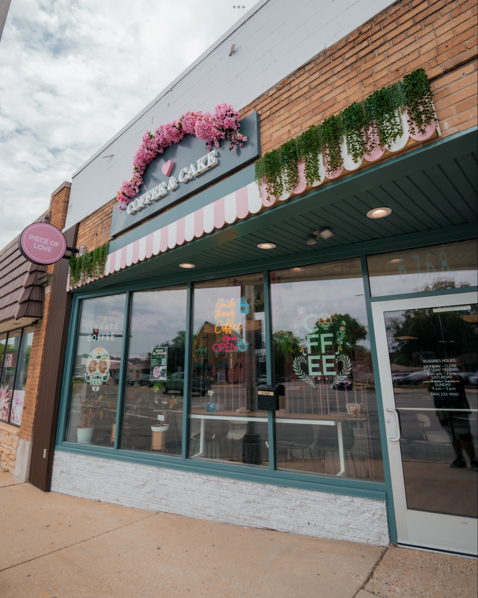 Elevate Coffee & Piece of Love in West Allis, WI