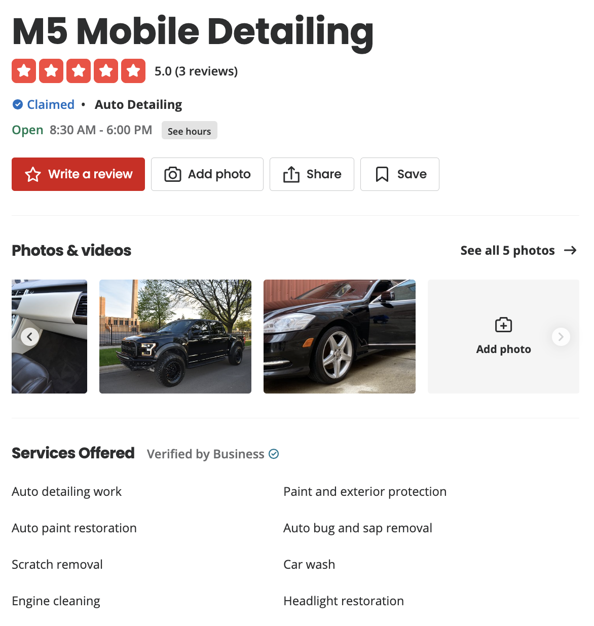 M5 Mobile Detailing LLC in Elmwood Park, IL (4)