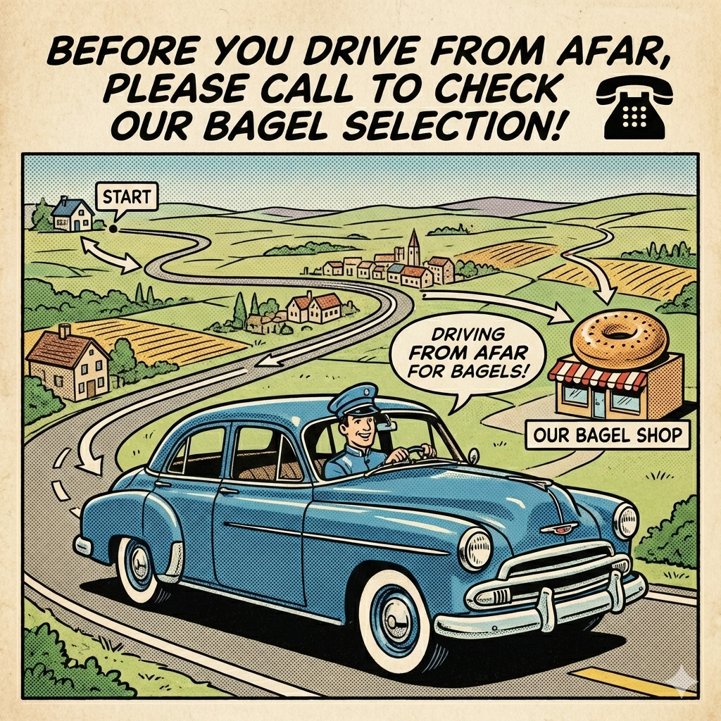 BagelGram NC Storefront and Delivery Headquarters in Indian Trail, NC