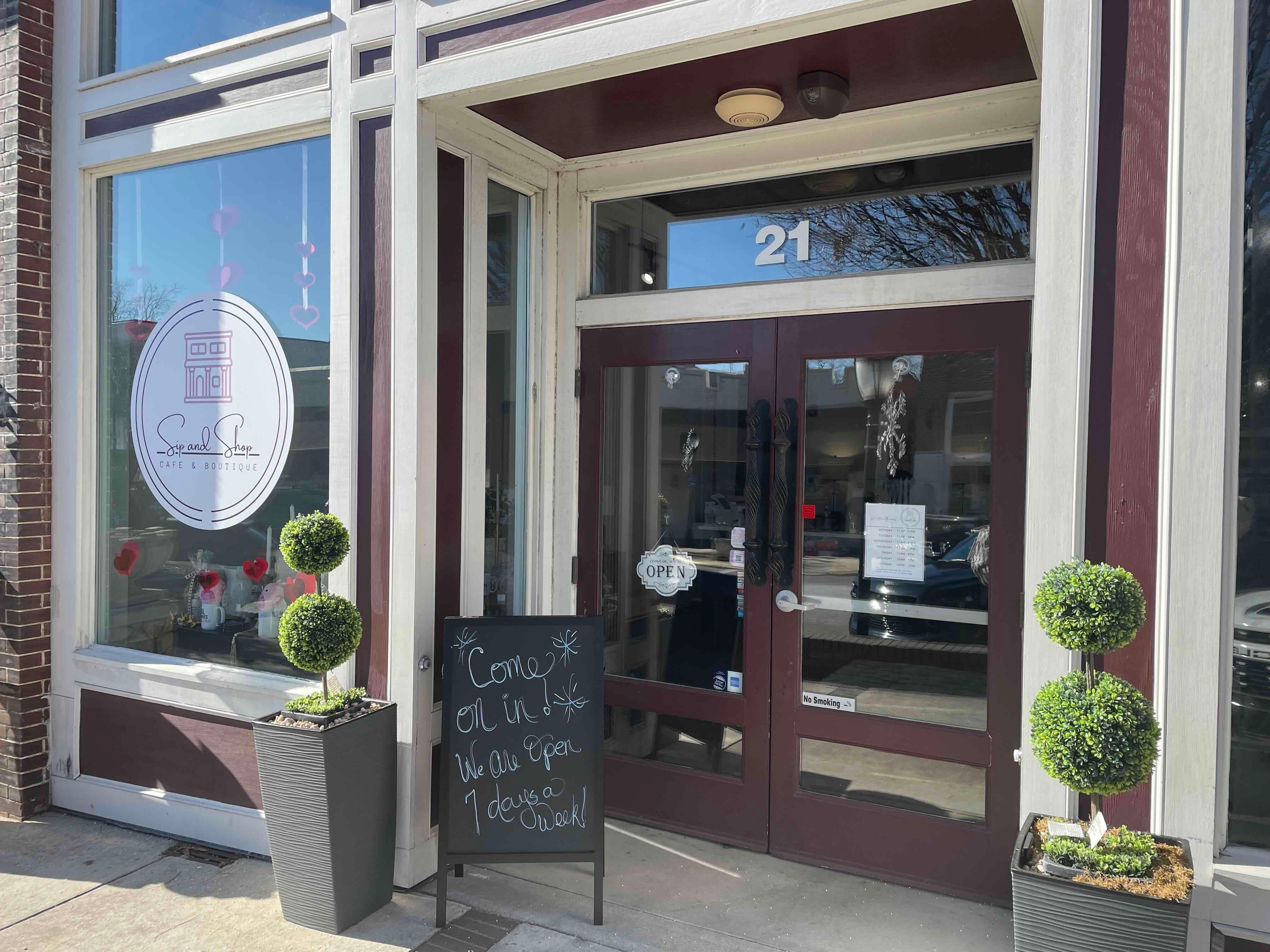 Sip and Shop Cafe in Wendell, NC
