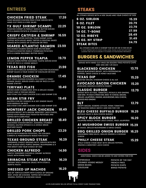 The Butcher's Block Eats and Drinks in Snyder, TX