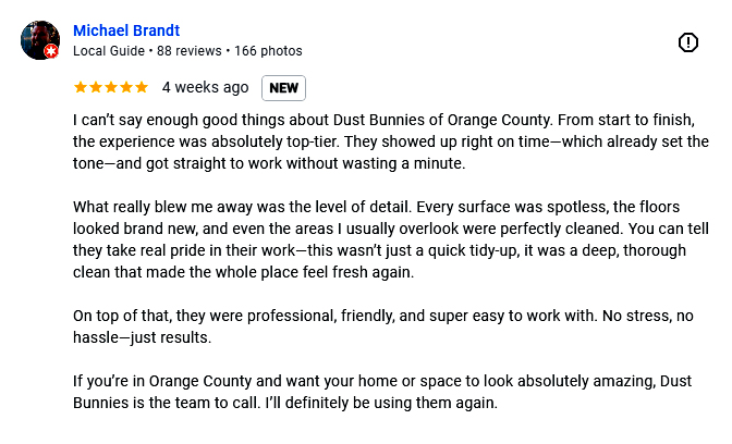 Dust Bunnies of Orange County in Tustin, CA (3)