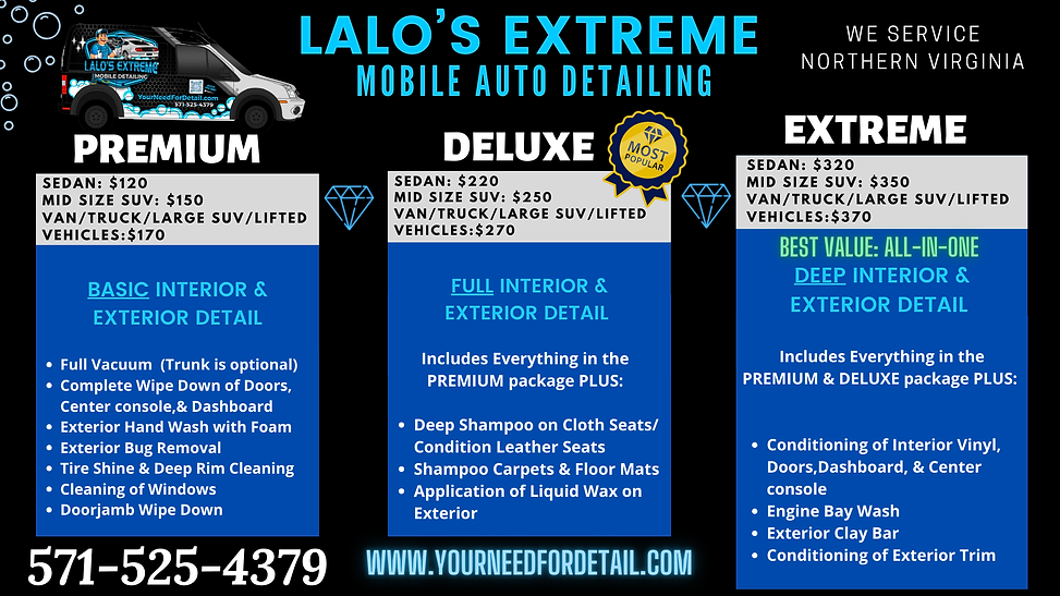 Lalo’s Extreme Mobile Detailing LLC in Burke, VA