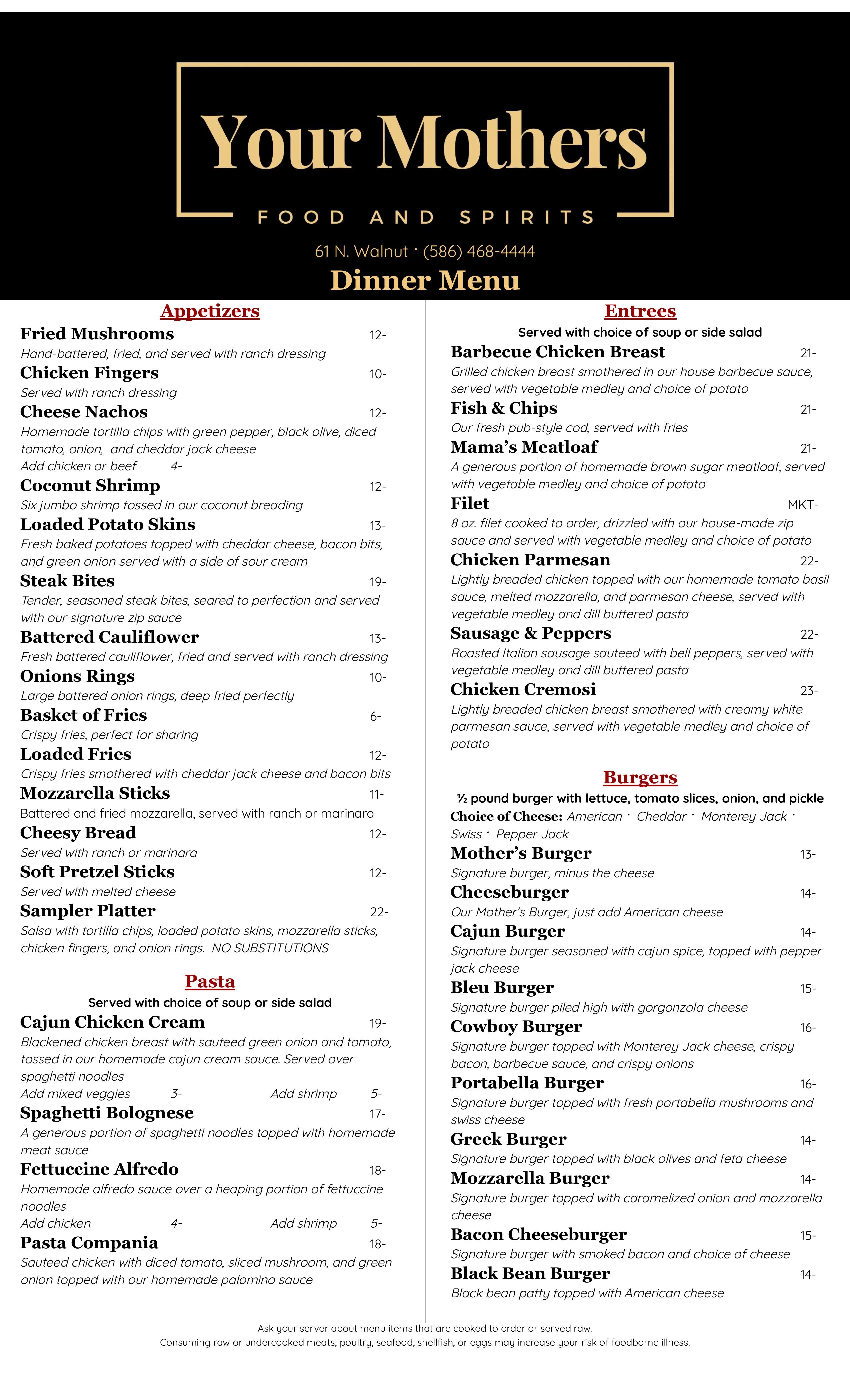 Your Mothers Food & Spirits in Mt Clemens, MI (5)